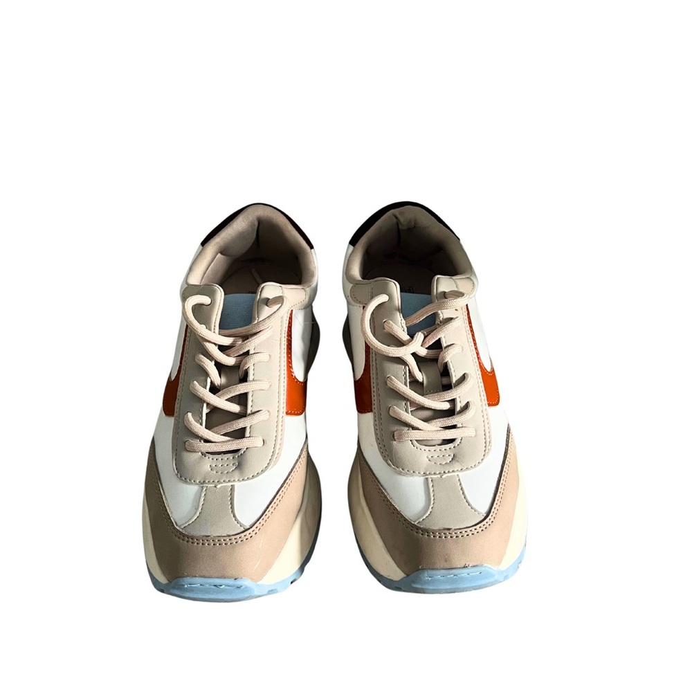 Wild Fable Beige and Blue Sneakers